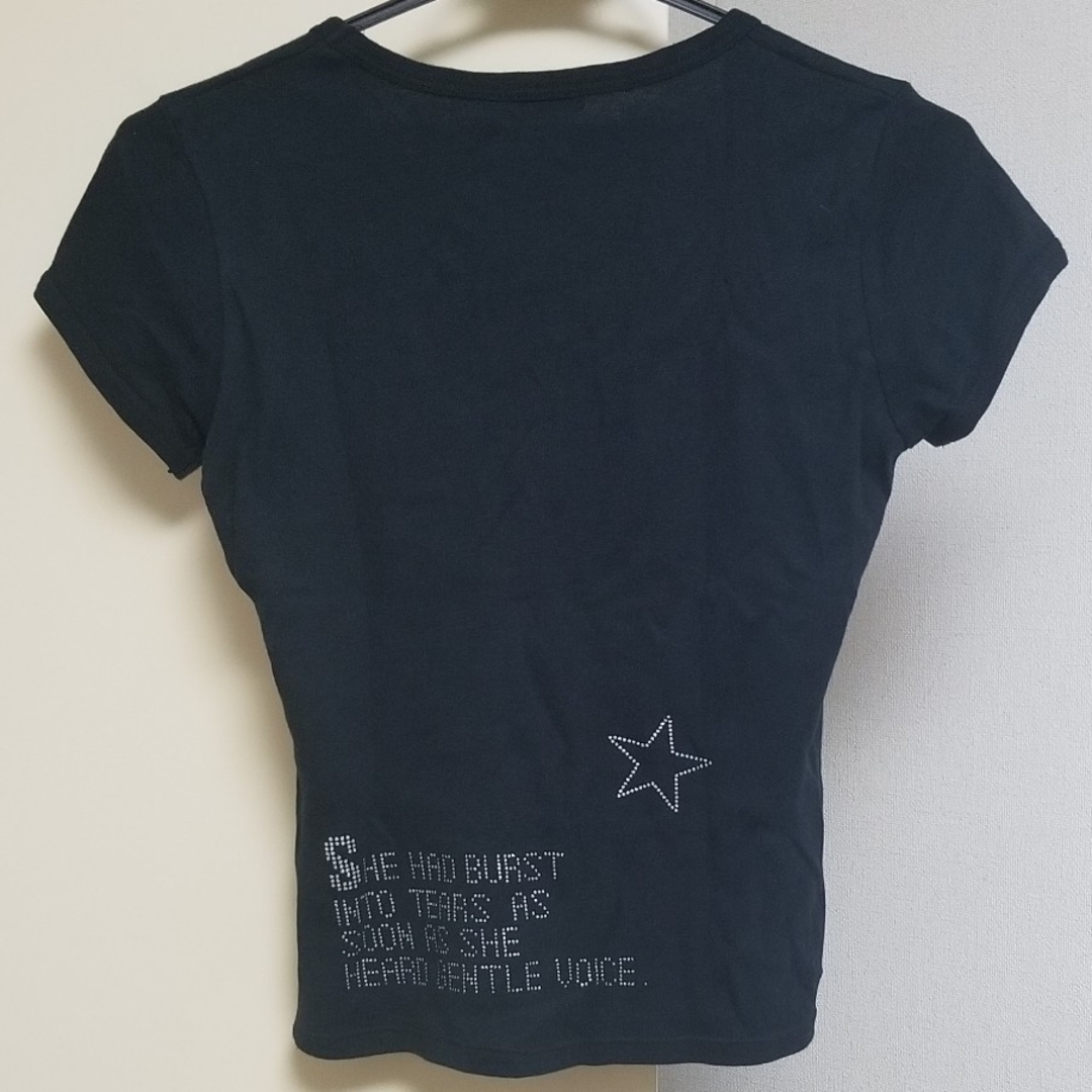 MARIN D'ENFANT ブラックTシャツ レディースのトップス(Tシャツ(半袖/袖なし))の商品写真