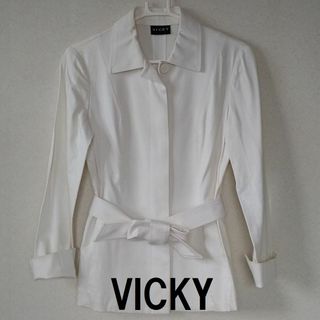 ビッキー(VICKY)の★格安 VICKY（ヴィッキー）ショートコート 白★(スプリングコート)