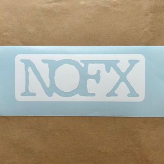 NOFX カッティングステッカー BOX◆白◆(ステッカー)