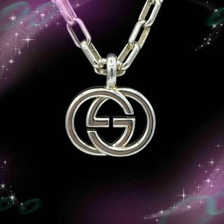 Gucci - 《美品》　グッチ　インターロッキングG ネックレス　SV925