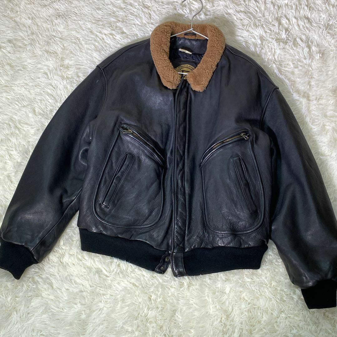 80-90's】EMPORIO ARMANI フライトジャケット 不満 アーカイブ 80-90's】EMPORIO ARMANI フライトジャケット 不満 アーカイブ