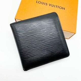 ルイヴィトン(LOUIS VUITTON)の【超絶美品】ルイヴィトン エピ ポルトフォイユ マルコ ブラック 二つ折り財布(財布)