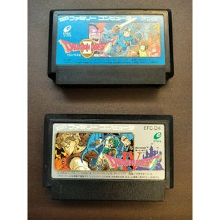 ドラゴンクエストII　ドラゴンクエストⅣ　セット　ファミコン(家庭用ゲームソフト)