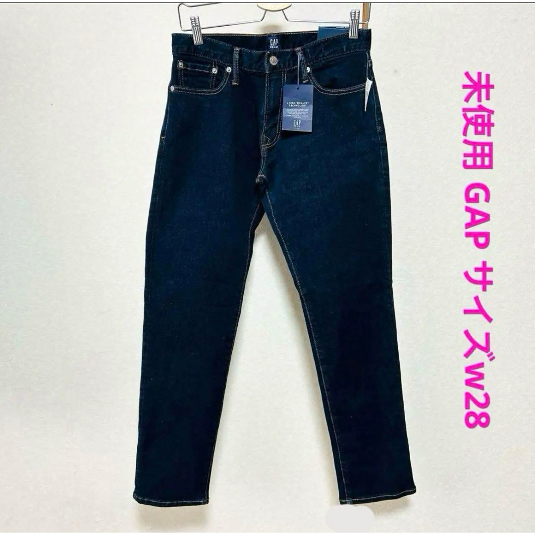 GAP(ギャップ)の未使用 ギャップ スリムストレート デニムパンツ w28 GAP レディースのパンツ(デニム/ジーンズ)の商品写真