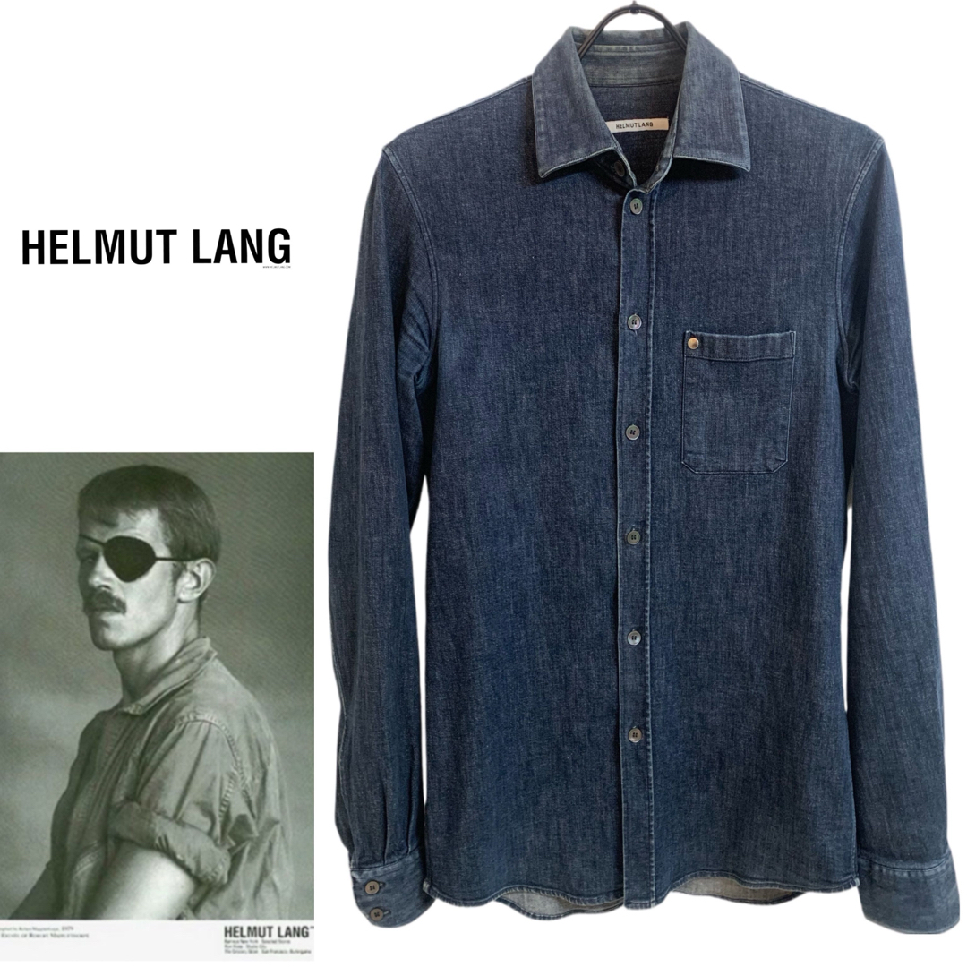 HELMUT LANG(ヘルムートラング)のHELMUT LANG VINTAGE 初期 本人期 ITALY製 デニムシャツ メンズのトップス(シャツ)の商品写真