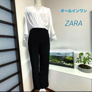 ザラ(ZARA)のZARA☆オールインワン☆女性らしいデザイン(´∀｀*)♪(オールインワン)