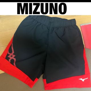 MIZUNO - ブラック レッド ミズノ テニス バドミントン ハーフパンツ