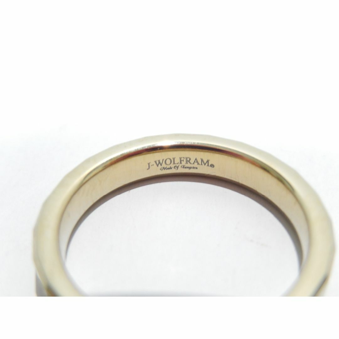 【管KI0341】J-WOLFRAM タングステン リング ゴールド レディースのアクセサリー(リング(指輪))の商品写真