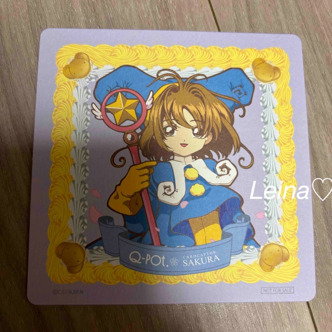 Q-pot.(キューポット)のカードキャプターさくら さくらのスイートコレクションカード キューポット エンタメ/ホビーのおもちゃ/ぬいぐるみ(キャラクターグッズ)の商品写真