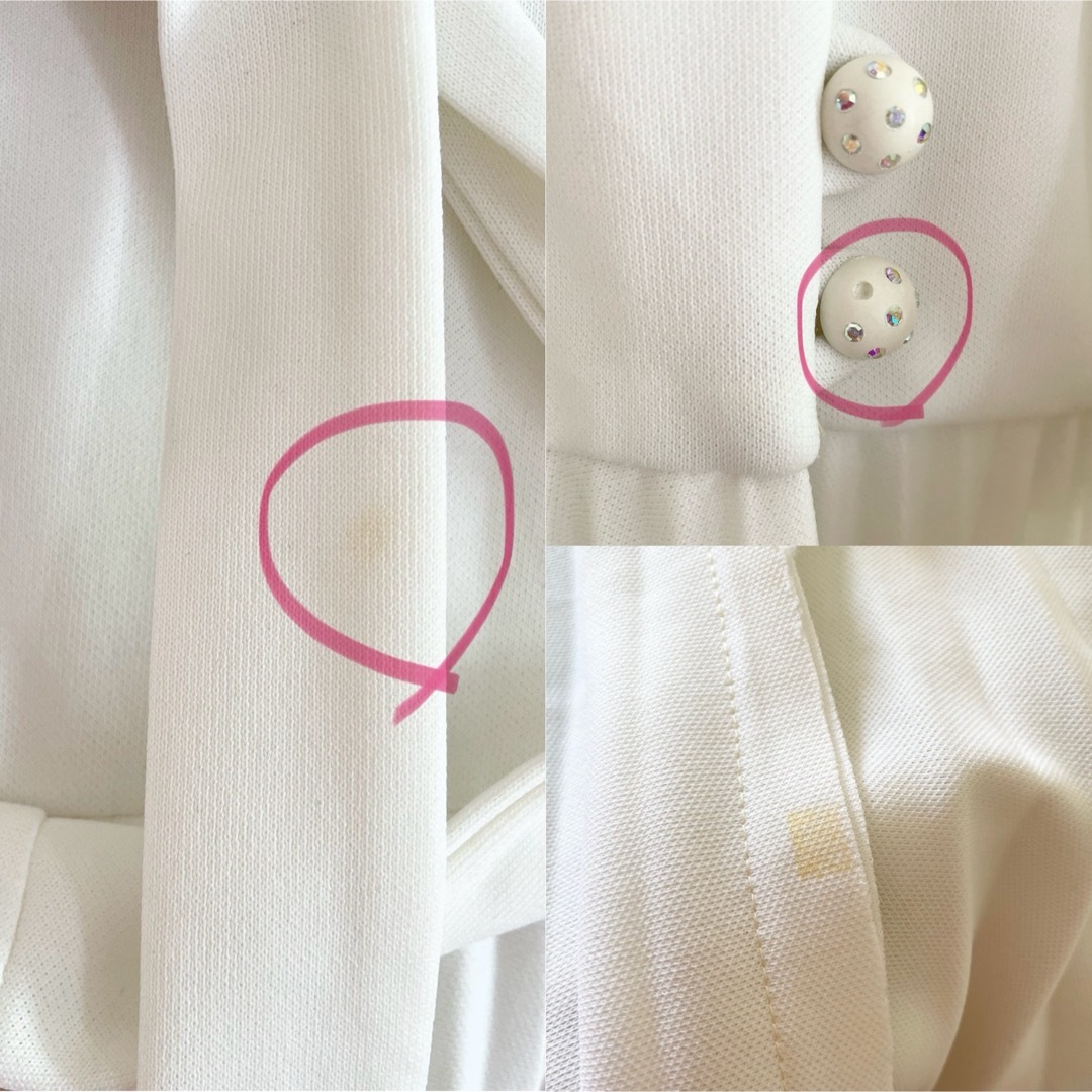 【ワケアリ】 Barnsville  park suite  プリーツ ホワイト レディースのスカート(ひざ丈スカート)の商品写真