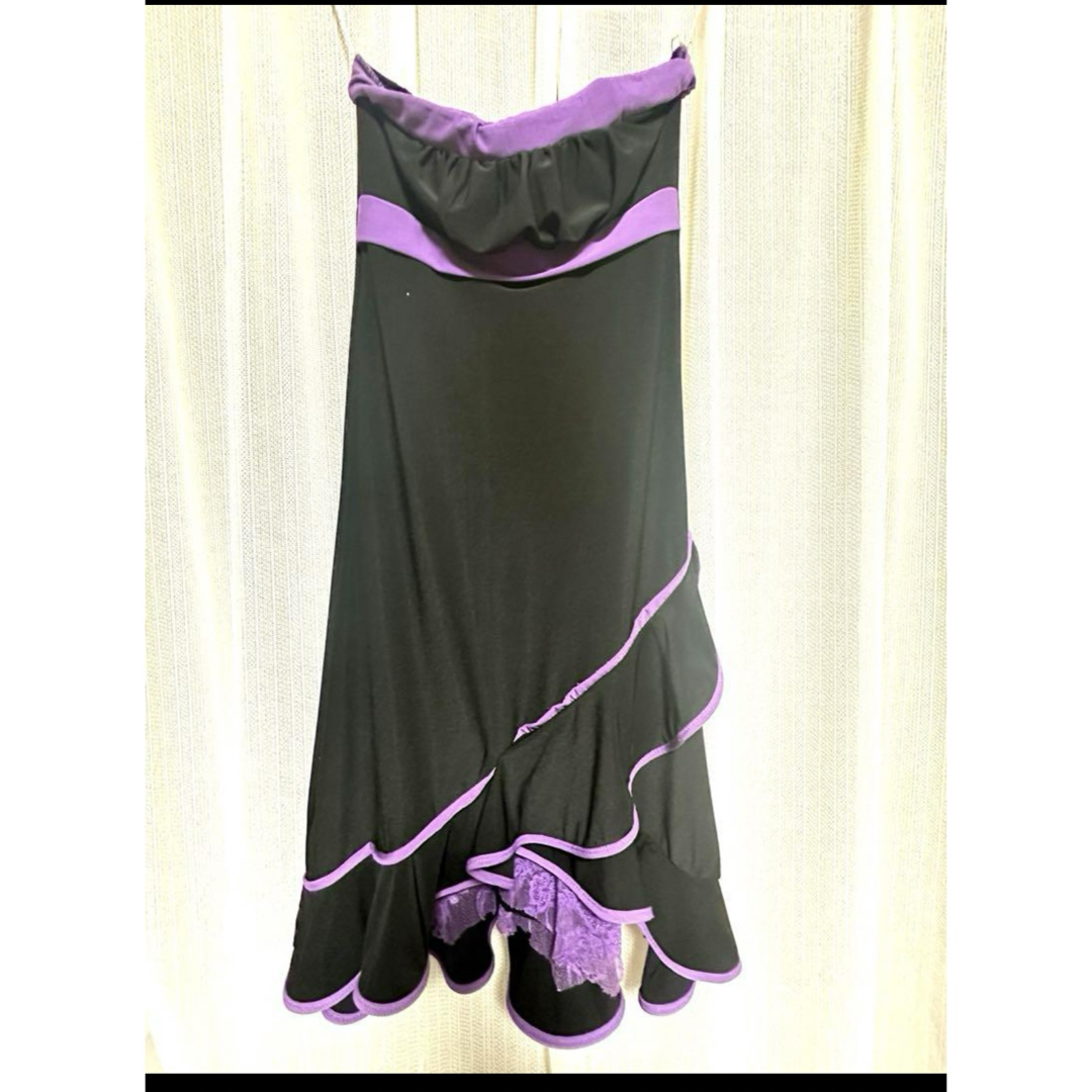 美品⭐︎マーメイド　ドレス　フリーサイズ　レース レディースのフォーマル/ドレス(ミディアムドレス)の商品写真