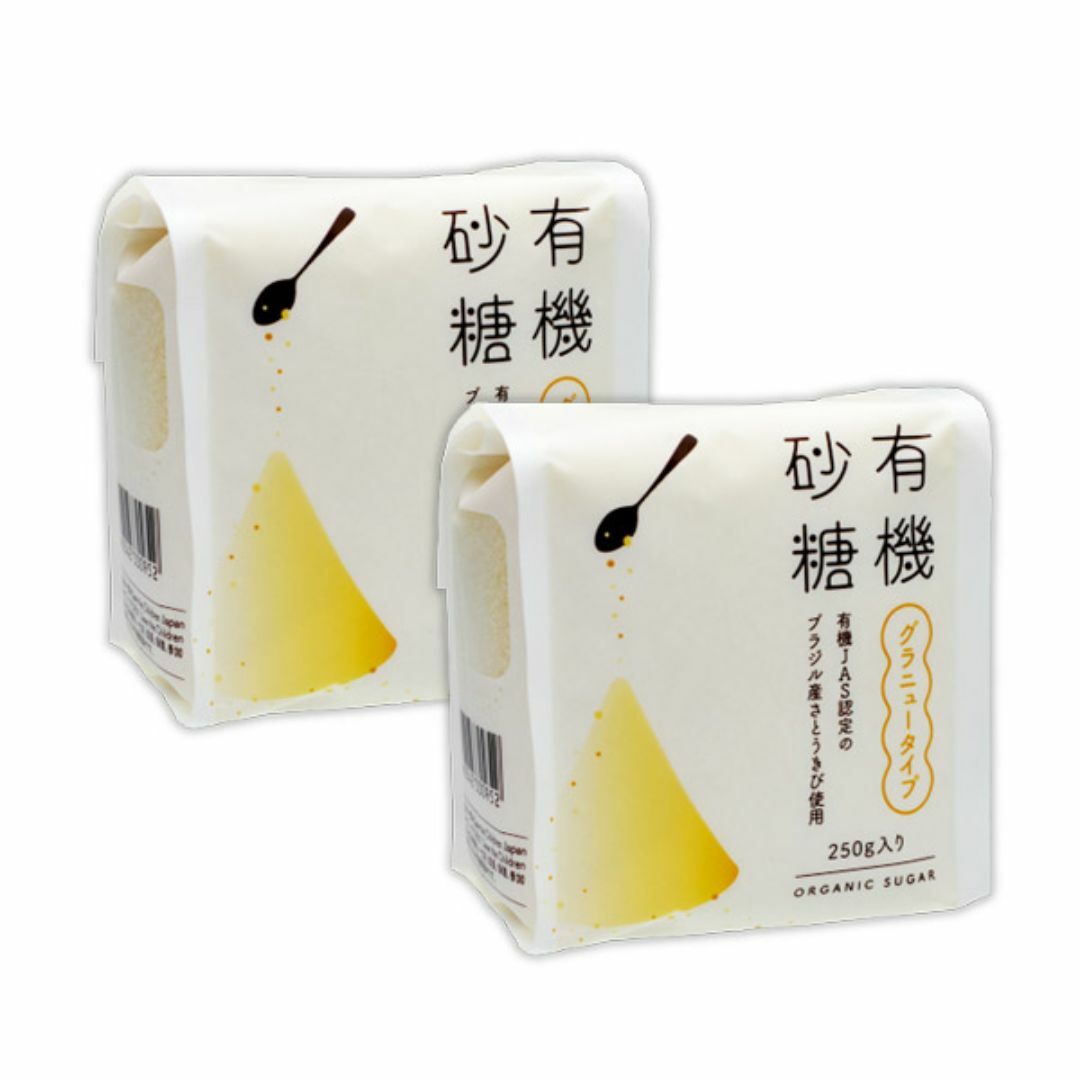 有機 砂糖(250g)Ｘ２★自然の摂理に従った生態系コントロール★オーガニック♪ 食品/飲料/酒の食品(調味料)の商品写真