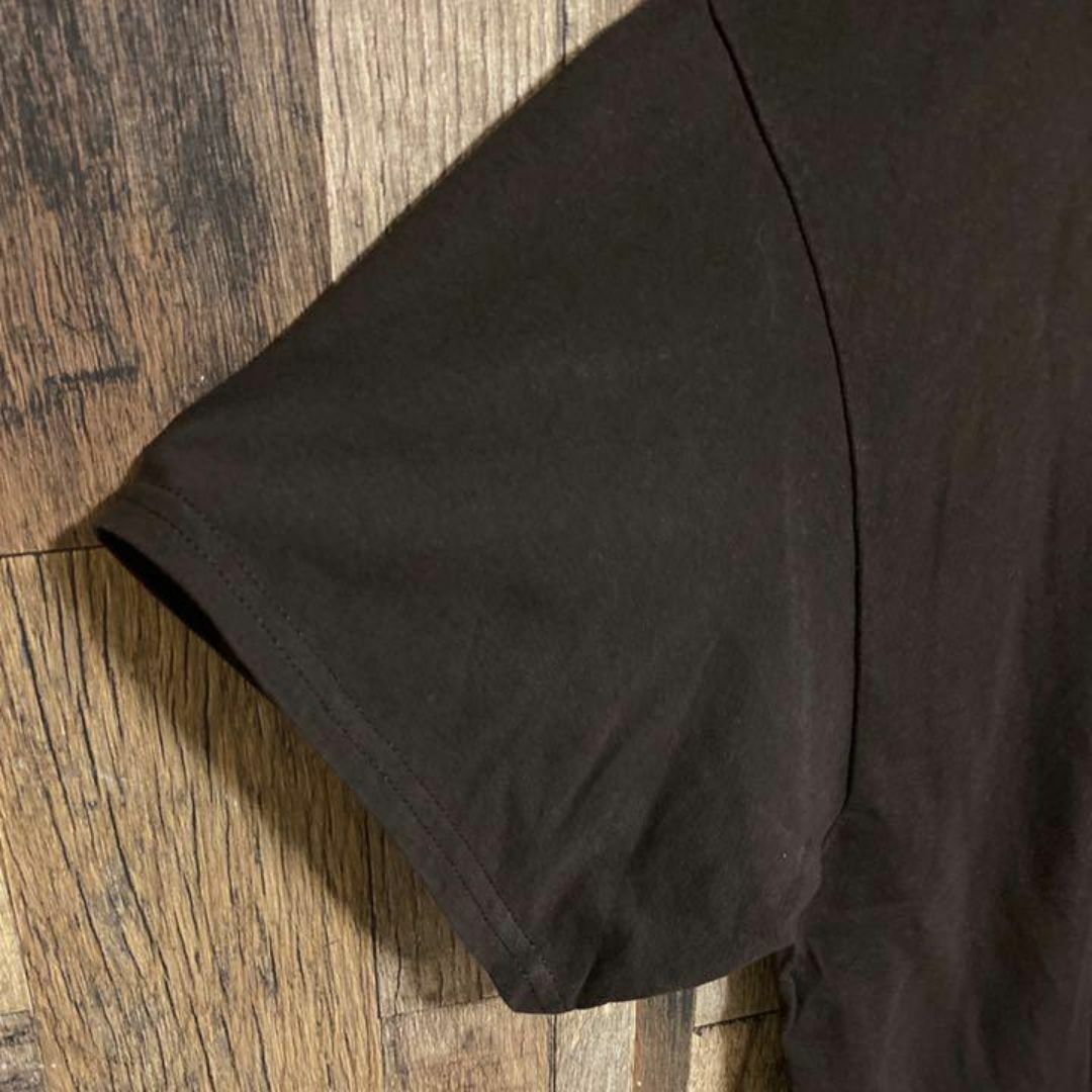 GILDAN(ギルタン)のギルダン Tシャツ ブラウン ボストン バックプリント USA古着 半袖 メンズ メンズのトップス(Tシャツ/カットソー(半袖/袖なし))の商品写真