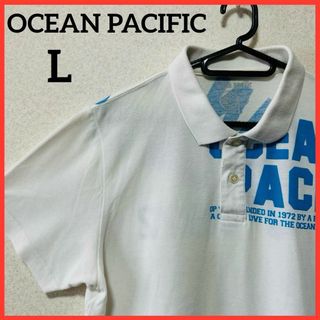 OCEAN PACIFIC - 【大人気】OCEAN PACIFIC 半袖ポロシャツ プリントシャツ 男女兼用