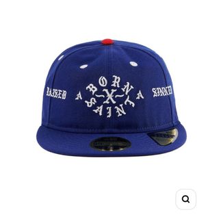 レディメイド(READYMADE)のSAINT MICHAEL BR_CAP BORN SAINT / BLUE(キャップ)