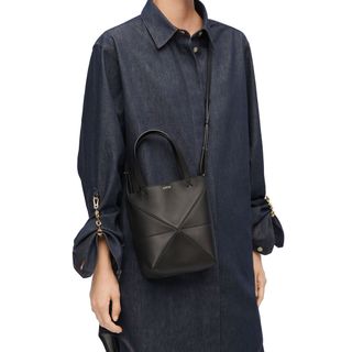 ロエベ(LOEWE)のLOEWE ロエベ パズルフォルド トート　ミニ バッグ　レザー レディース(トートバッグ)