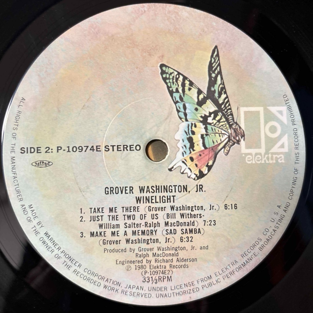 Grover Washington, Jr. Winelight レコード LP エンタメ/ホビーのエンタメ その他(その他)の商品写真