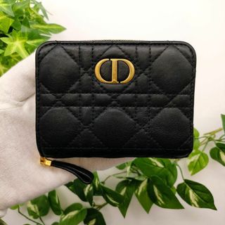 クリスチャンディオール(Christian Dior)のディオール　折り財布　バイフォールドウォレット　カナージュ　ラムレザー　カロ(財布)