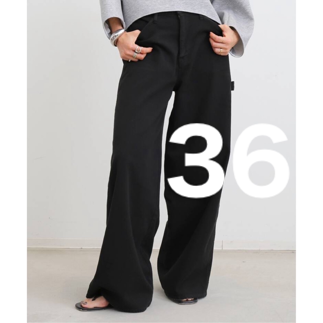 L'Appartement DEUXIEME CLASSE(アパルトモンドゥーズィエムクラス)のアパルトモン GOOD GRIEF Carpenter Wide Pants レディースのパンツ(カジュアルパンツ)の商品写真