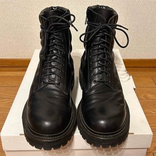 EXILE - 美品 forsomeone ARMY BOOTSジップレザーブーツ ブラック