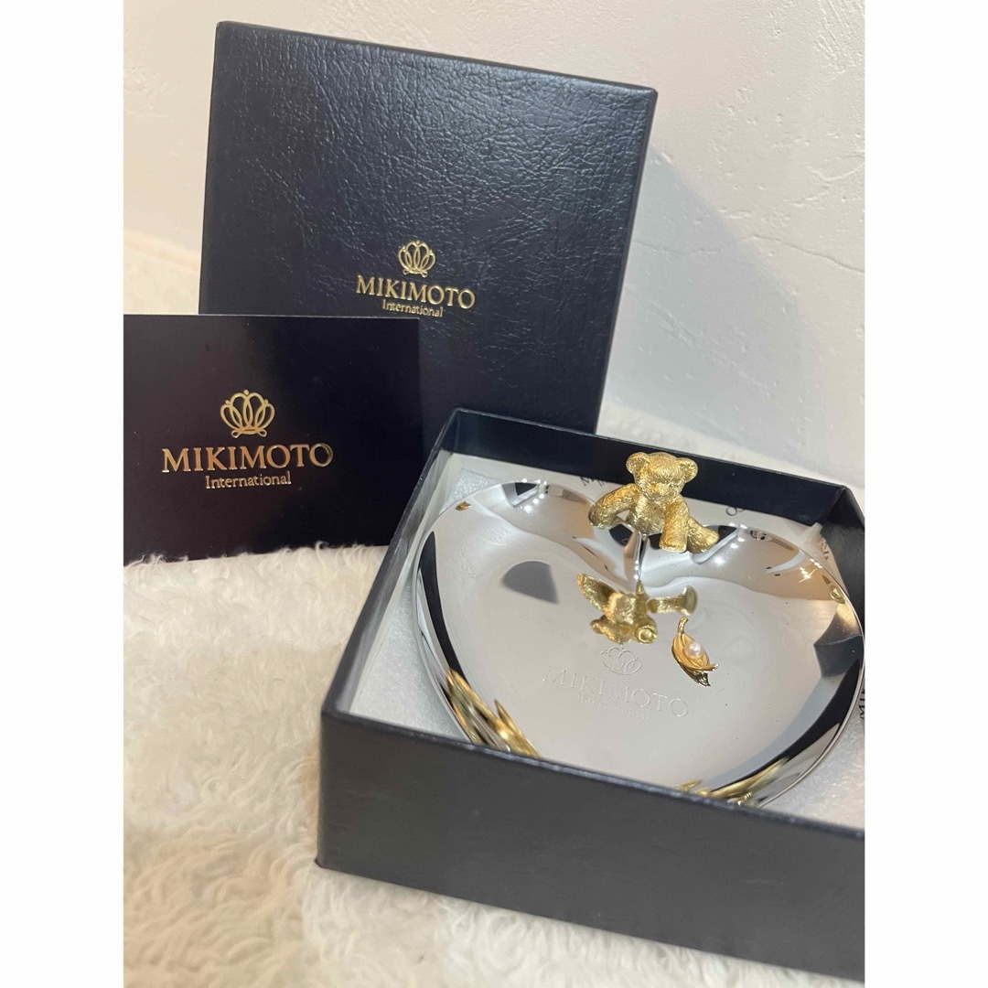 新品未使用品☆ MIKIMOTO ミキモト アクセサリートレイ ベア パール 新品未使用品☆ MIKIMOTO ミキモト アクセサリートレイ ベア パール