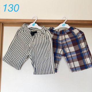 ブランシェス(Branshes)のブランシェス  130 ハーフパンツ2枚セット②、ロゴT(パンツ/スパッツ)