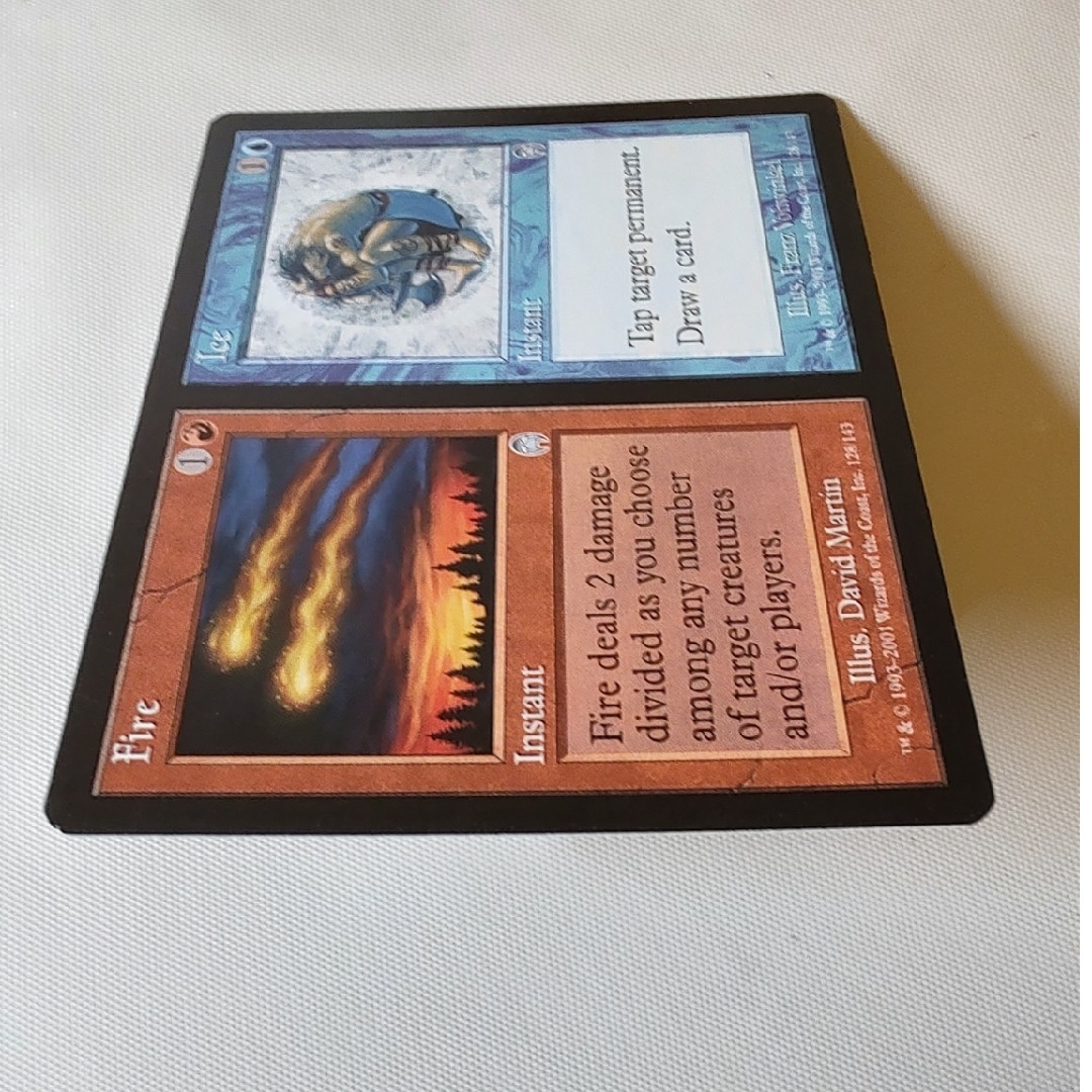 マジック：ザ・ギャザリング(マジックザギャザリング)の火+氷/Fire+Ice【英語版】２枚セット エンタメ/ホビーのトレーディングカード(シングルカード)の商品写真