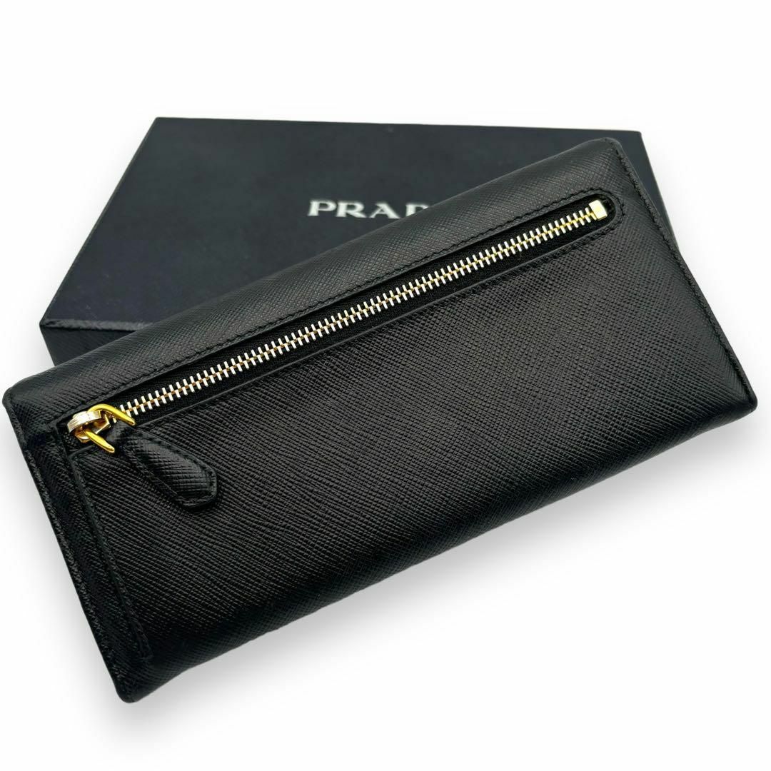 PRADA(プラダ)の極美品 PRADA サフィアーノ リボン  長財布 レディースのファッション小物(財布)の商品写真