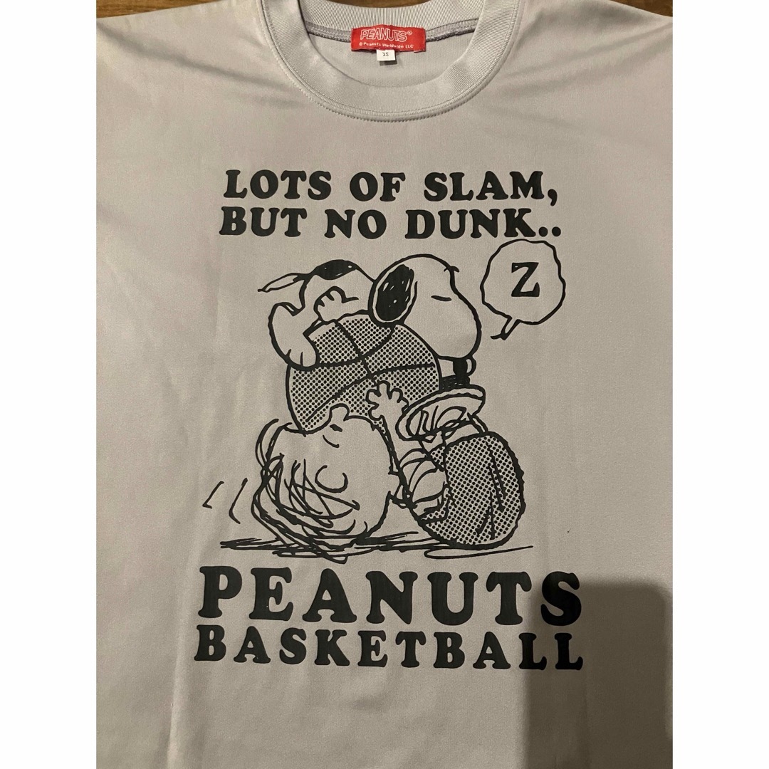 美品　ボールライン　ピーナッツ　スヌーピーTシャツ　XS スポーツ/アウトドアのスポーツ/アウトドア その他(バスケットボール)の商品写真