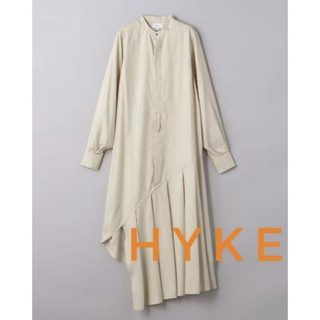 ハイク(HYKE)のHYKE FD BOSOM シャツワンピース 春ワンピ(ロングワンピース/マキシワンピース)