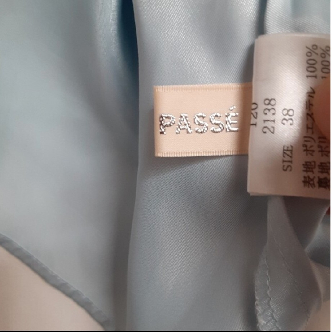 LAISSE PASSE(レッセパッセ)のレッセパッセ❤️水色シフォンスカート❤️size38日本製❤️美品♥ レディースのスカート(ミニスカート)の商品写真