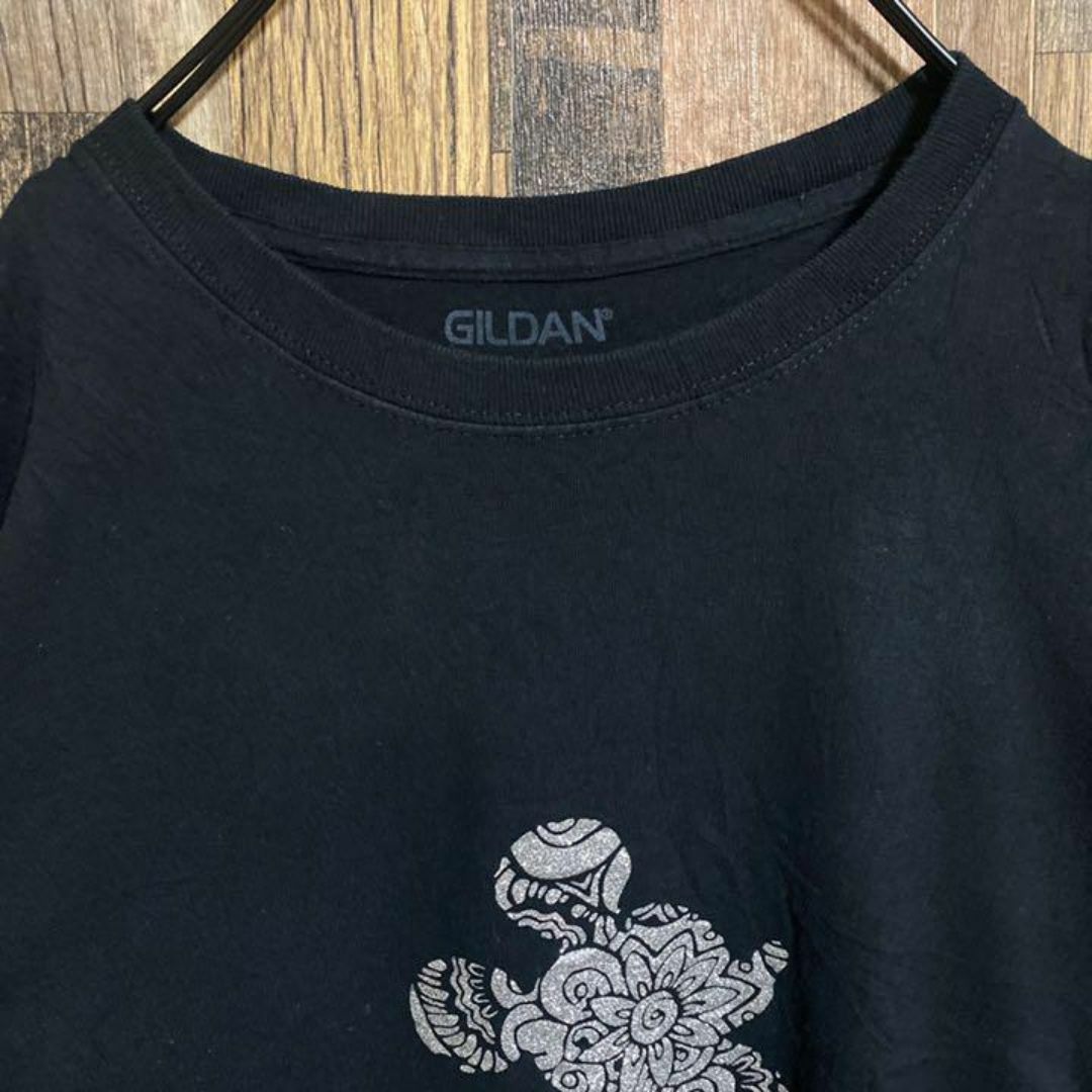 GILDAN(ギルタン)のギルダン ミッキー シルエット ビッグサイズ 2XL Tシャツ USA古着 半袖 メンズのトップス(Tシャツ/カットソー(半袖/袖なし))の商品写真