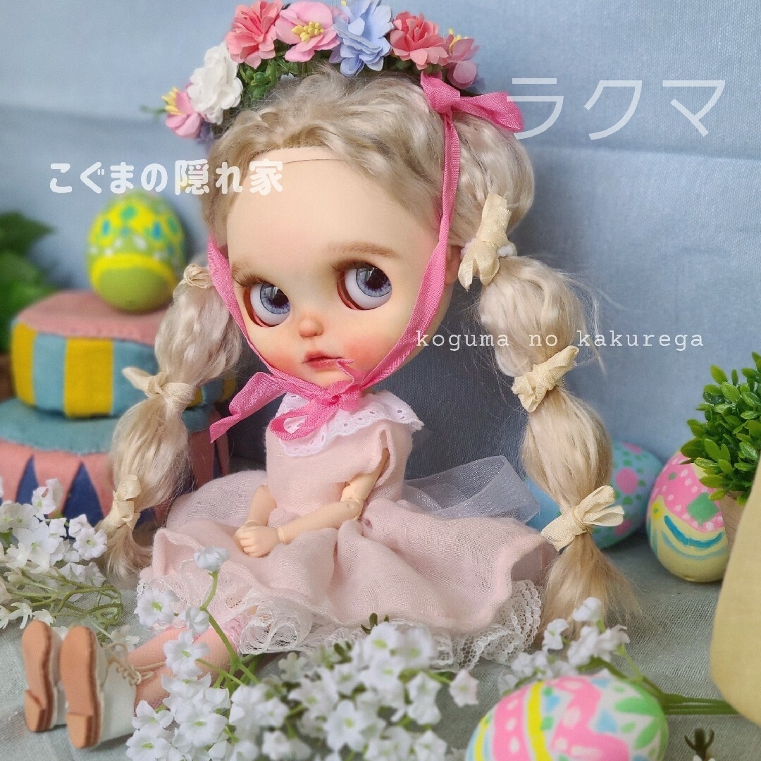 ブライス アウトフィット 4点セット 🌿🌸お花のフェアリーセット🌸🌿 ハンドメイドのぬいぐるみ/人形(その他)の商品写真