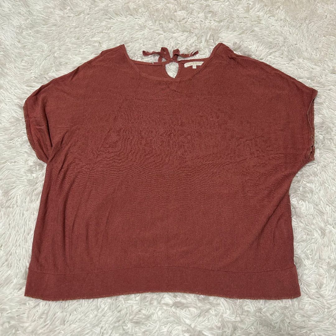 PROPORTION BODY DRESSING(プロポーションボディドレッシング)の【訳あり美品】プロポーションボディドレッシング ニット 半袖 F  ✓4165 レディースのトップス(ニット/セーター)の商品写真