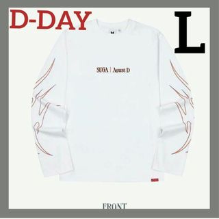 ボウダンショウネンダン(防弾少年団(BTS))のBTS　ユンギ　Tシャツ　D-DAY　L　ロングスリーブ　ロンT　新品(アイドルグッズ)