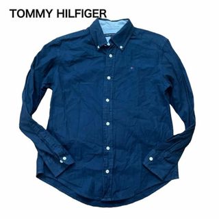 トミーヒルフィガー(TOMMY HILFIGER)のTOMMY HILFIGER トミー長袖シャツ ネイビーブルー S(シャツ)