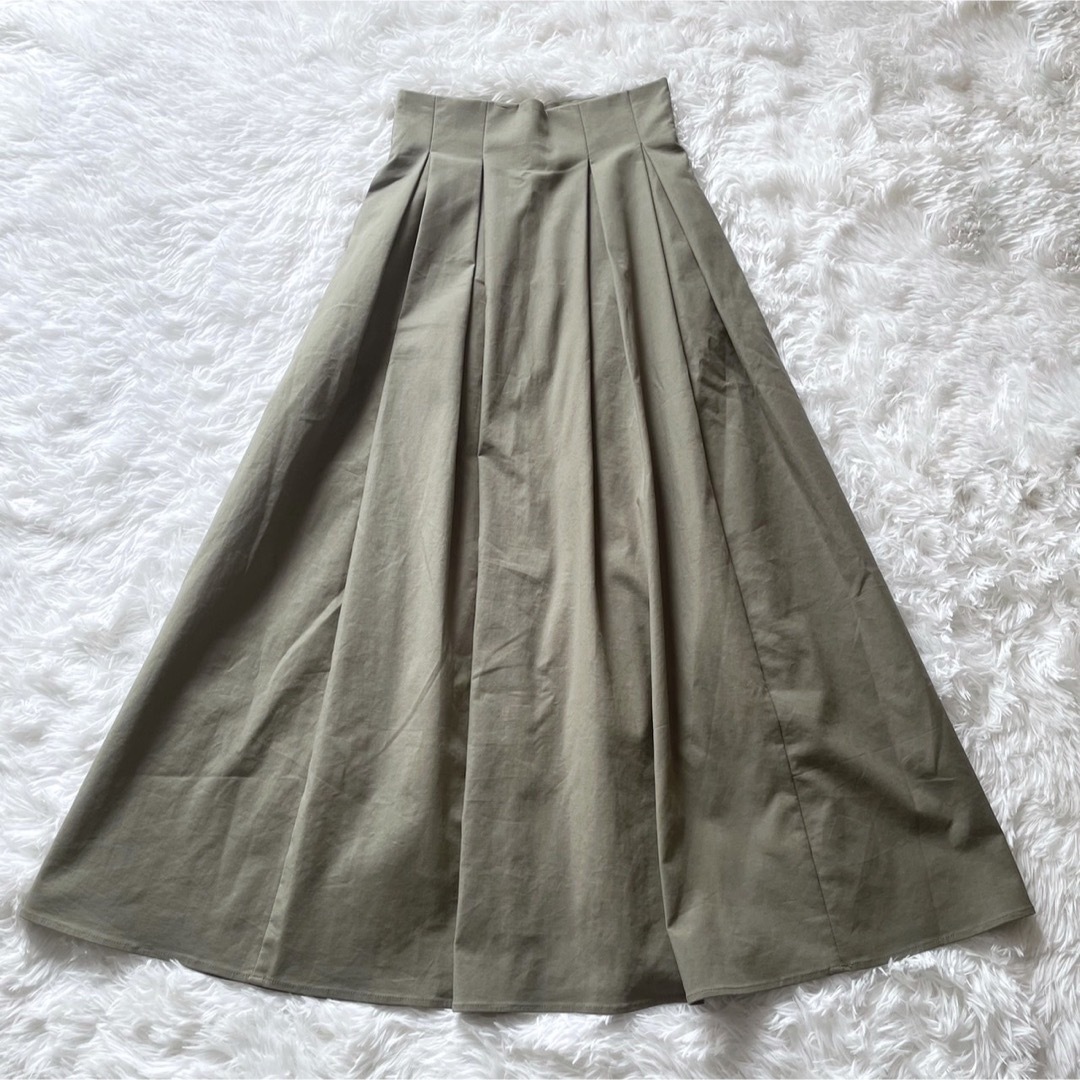 CLANE(クラネ)のCLANE♡クラネ　HIGH WAIST VOLUME MAXI SKIRT レディースのスカート(ロングスカート)の商品写真