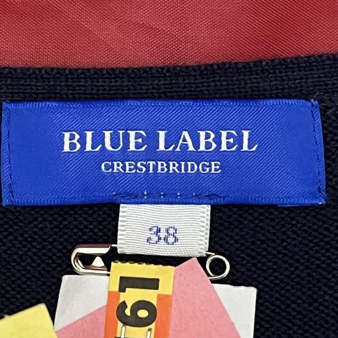 BLUE LABEL CRESTBRIDGE(ブルーレーベルクレストブリッジ)のブルーレーベルクレストブリッジ☆カシュクールニット・インナー付き38Ⓜ︎ レディースのトップス(ニット/セーター)の商品写真