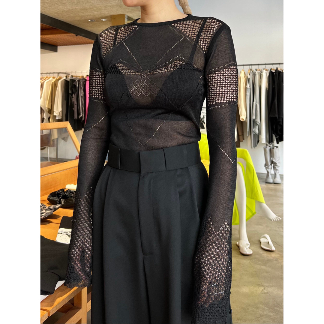 STUDIOUS - fetico STUDIOUS レースニット ボディスーツ lace STUDIOUS - fetico STUDIOUS レースニット ボディスーツ lace