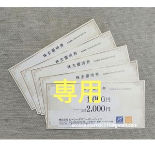 【専用】ピーシーデポ PCデポ 株主優待券(その他)