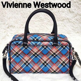 ヴィヴィアンウエストウッド(Vivienne Westwood)の極美品✨Vivienne Westwood 2Way バッグ チェック柄(ショルダーバッグ)