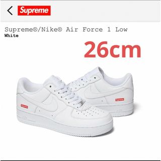 シュプリーム(Supreme)の新品supreme×Nike airforce1箱付き 送料無料(スニーカー)