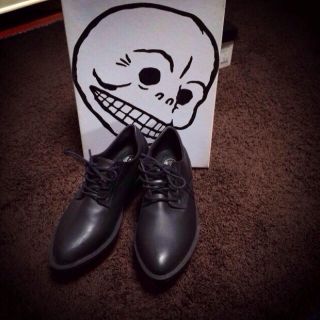 チープマンデー(CHEAP MONDAY)のチープマンデイ厚底シューズ♡(ローファー/革靴)