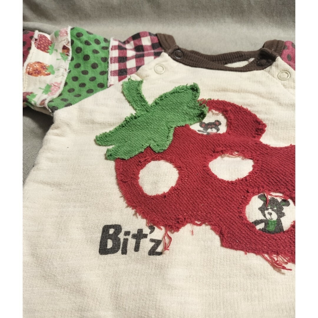 Bit'z(ビッツ)の【70サイズ】Bit'z  長袖ロンパース　秋冬 キッズ/ベビー/マタニティのベビー服(~85cm)(ロンパース)の商品写真