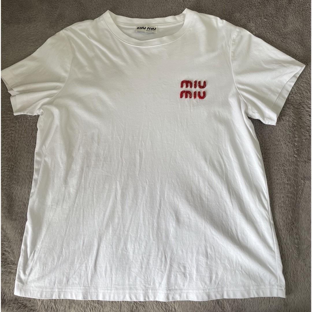 miumiu(ミュウミュウ)のTシャツMIUMIU レディースのトップス(Tシャツ(半袖/袖なし))の商品写真