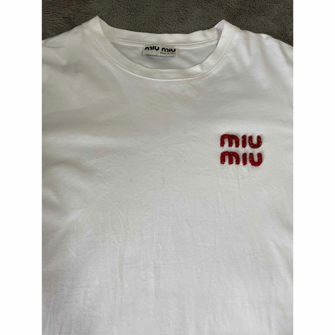 miumiu(ミュウミュウ)のTシャツMIUMIU レディースのトップス(Tシャツ(半袖/袖なし))の商品写真