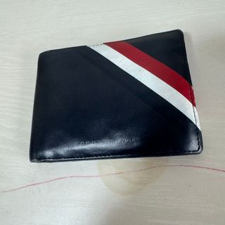 TOMMY HILFIGER - メンズ 折りたたみ財布 TOMMY トミー ネイビー 中古