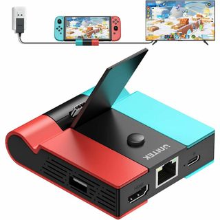 Unitek 5in1多機能switchドック 充電しながらテレビに映せる(その他)