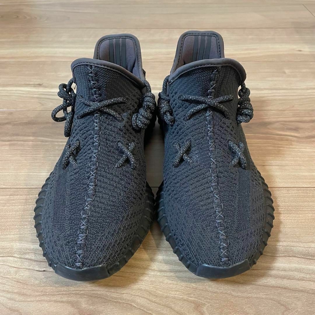 YEEZY（adidas）(イージー)の【162】adidas YEEZY BOOST 350 V2 Black おまけ メンズの靴/シューズ(スニーカー)の商品写真