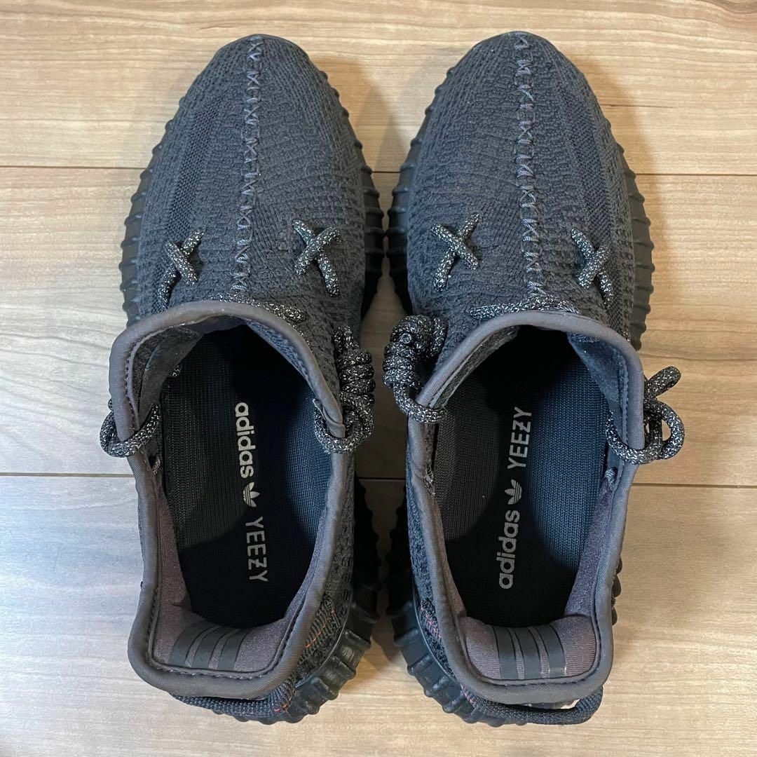 YEEZY（adidas）(イージー)の【162】adidas YEEZY BOOST 350 V2 Black おまけ メンズの靴/シューズ(スニーカー)の商品写真